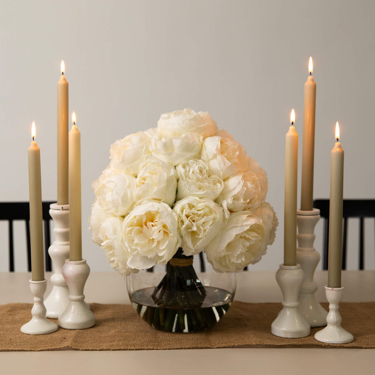 💖 Gift-Worthy | Serene Peony Tabletop Elegance | Timeless Artificial Arrangement