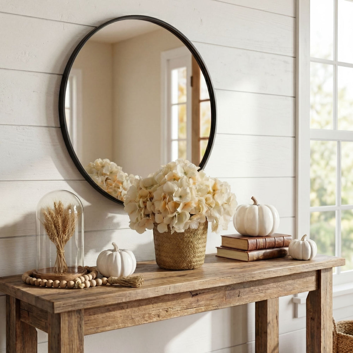 🍂 Gift-Worthy | Elegant Hydrangea Home Display | Timeless Artificial Arrangement