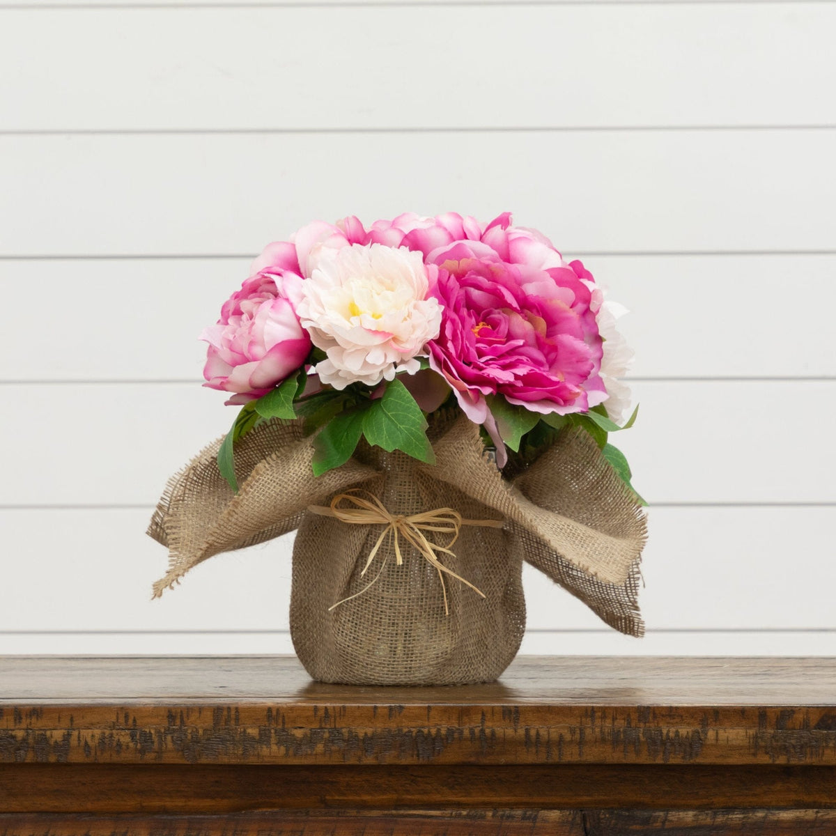 💐 Gift-Worthy | Graceful Peony Tabletop Beauty | Timeless Artificial Arrangement