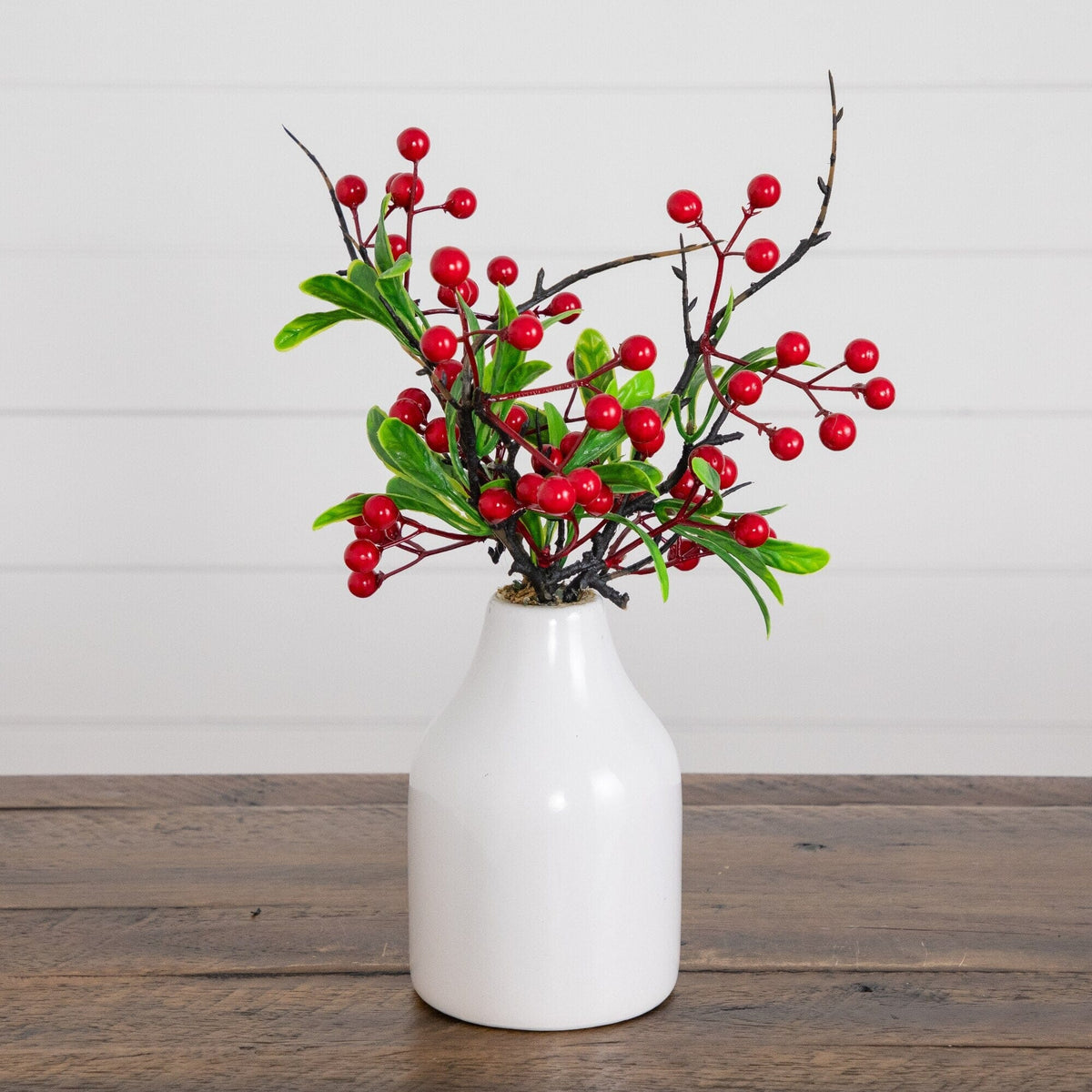 🍒 Gift-Worthy | Romantic Berry Vintage Display | Timeless Artificial Arrangement