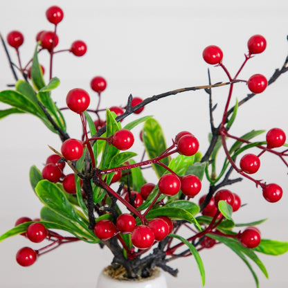 🍒 Gift-Worthy | Romantic Berry Vintage Display | Timeless Artificial Arrangement