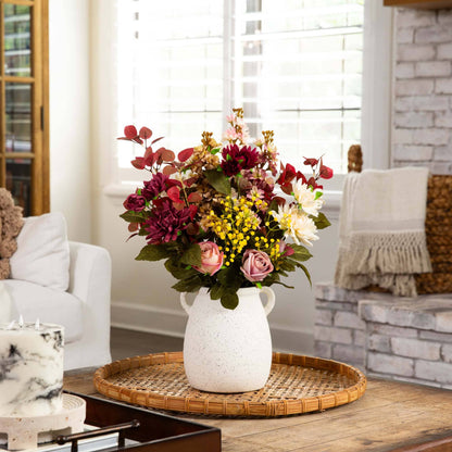 🥂 Gift-Worthy | Charming Floral Garden Delight | Timeless Artificial Arrangement