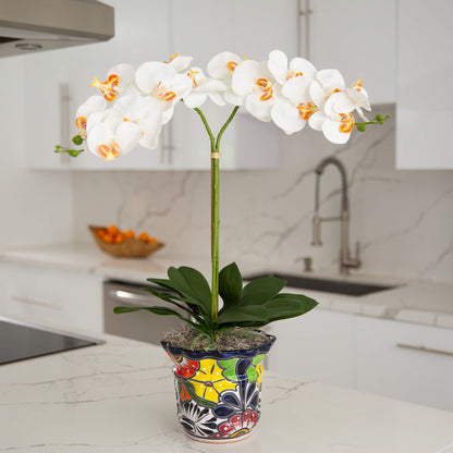 💌 Gift-Worthy | Bright Orchid Vintage Elegance | Timeless Artificial Arrangement