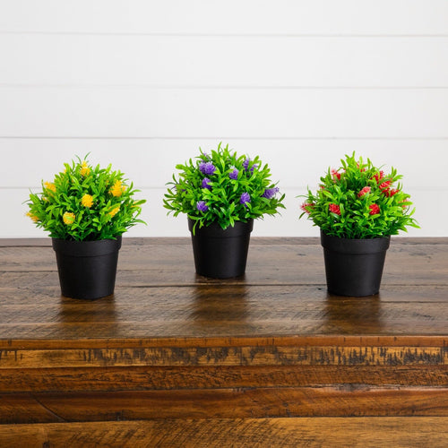 🌷 Gift-Worthy | Graceful Floral Garden Display | Timeless Artificial Arrangement