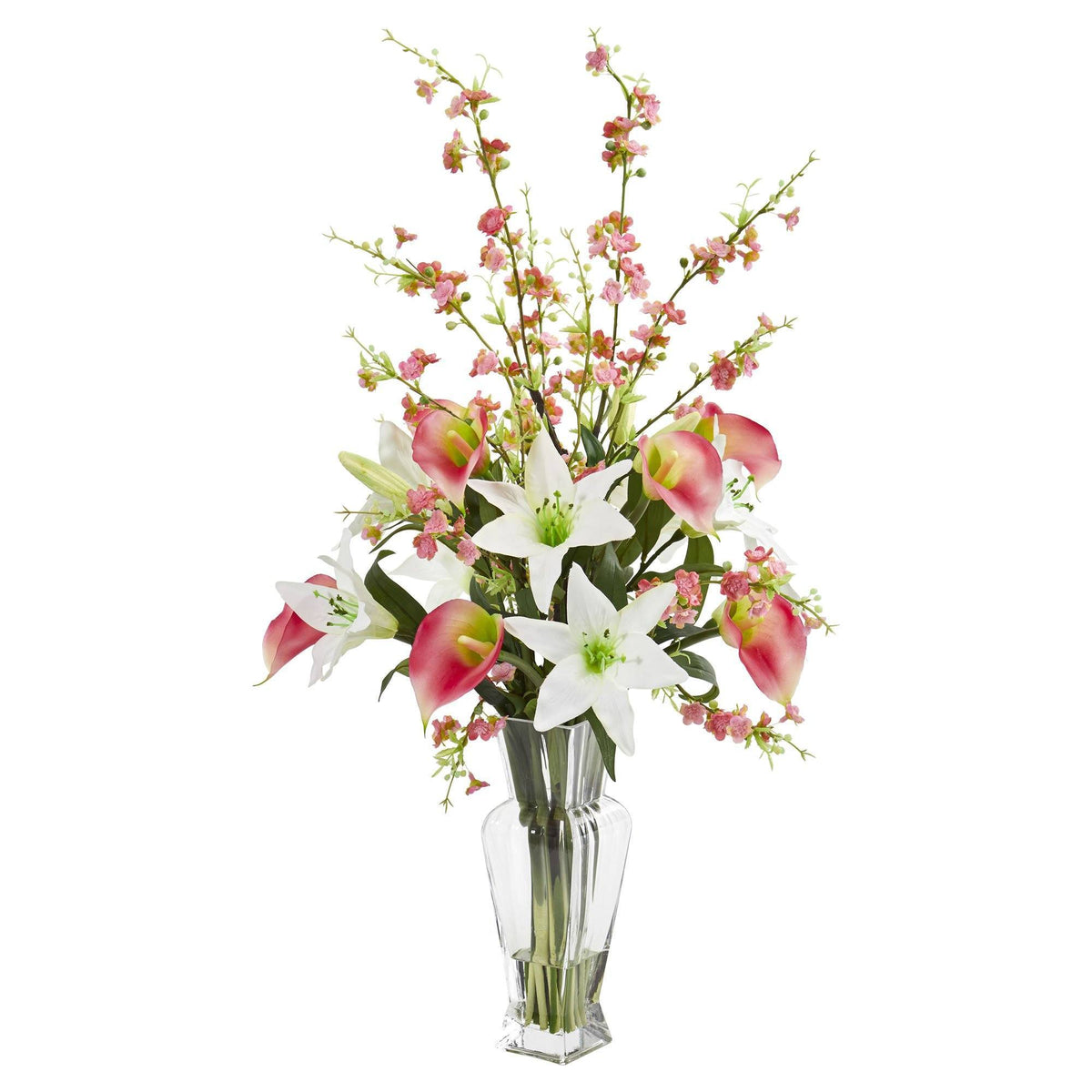 🌱 Gift-Worthy | Serene Calla Tabletop Elegance | Timeless Artificial Arrangement