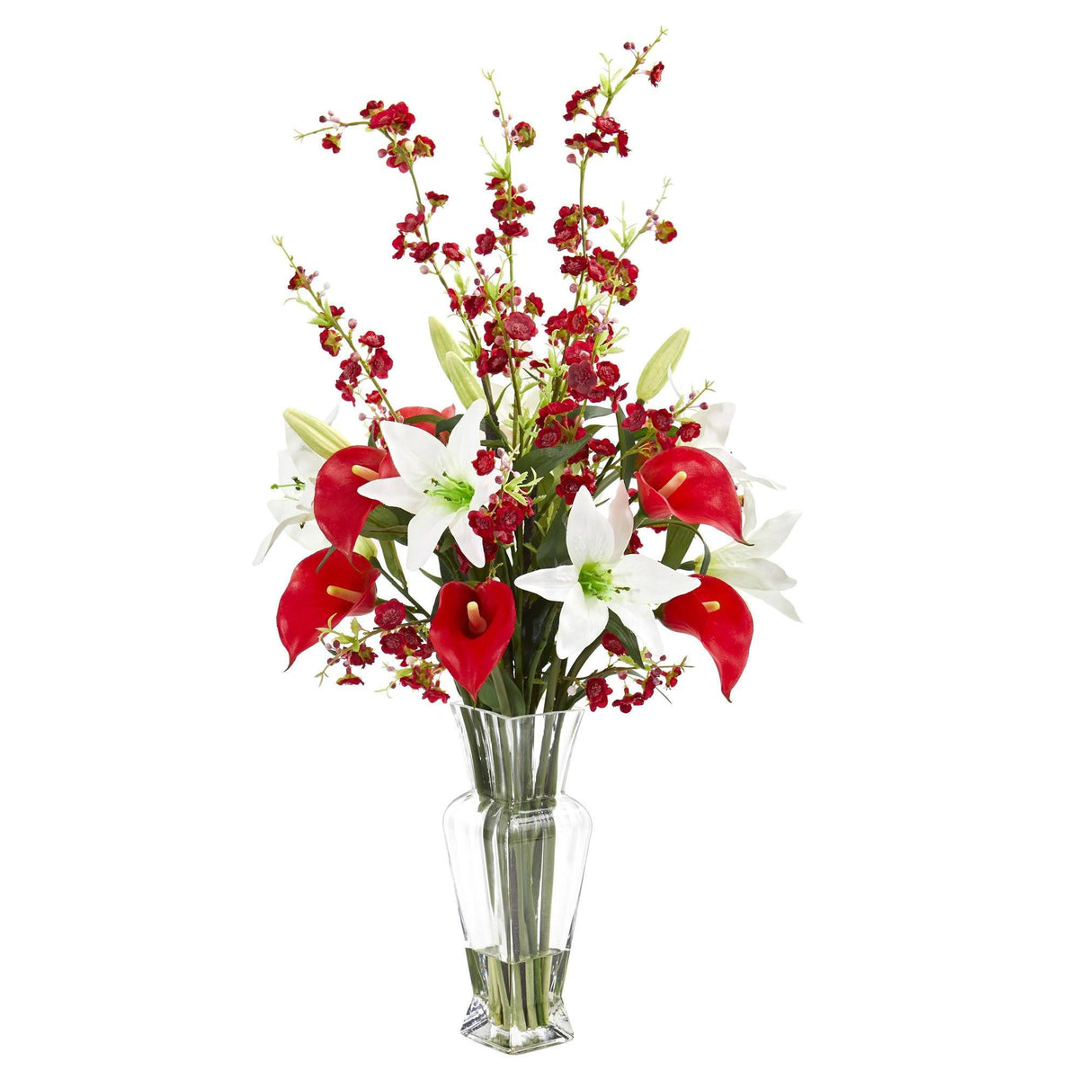 🌱 Gift-Worthy | Serene Calla Tabletop Elegance | Timeless Artificial Arrangement