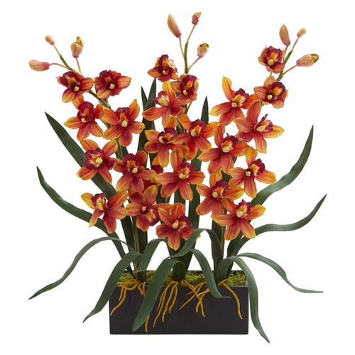 🪻 Gift-Worthy | Romantic Orchid Tabletop Decor | Timeless Artificial Arrangement