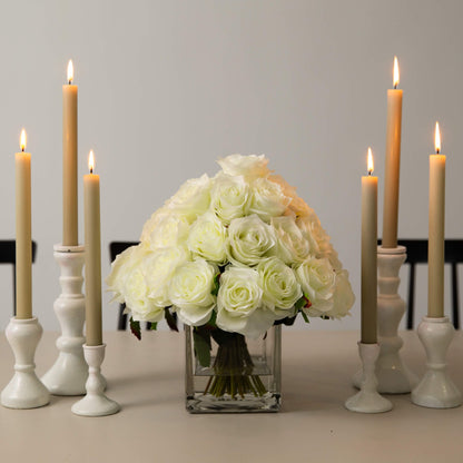 💞 Gift-Worthy | Timeless Rose Tabletop Delight | Timeless Artificial Arrangement