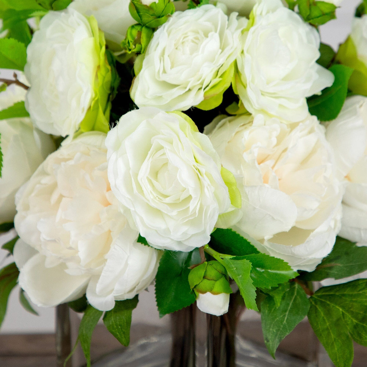 🤍 Gift-Worthy | Elegant Camellia Cottage Decor | Timeless Artificial Arrangement