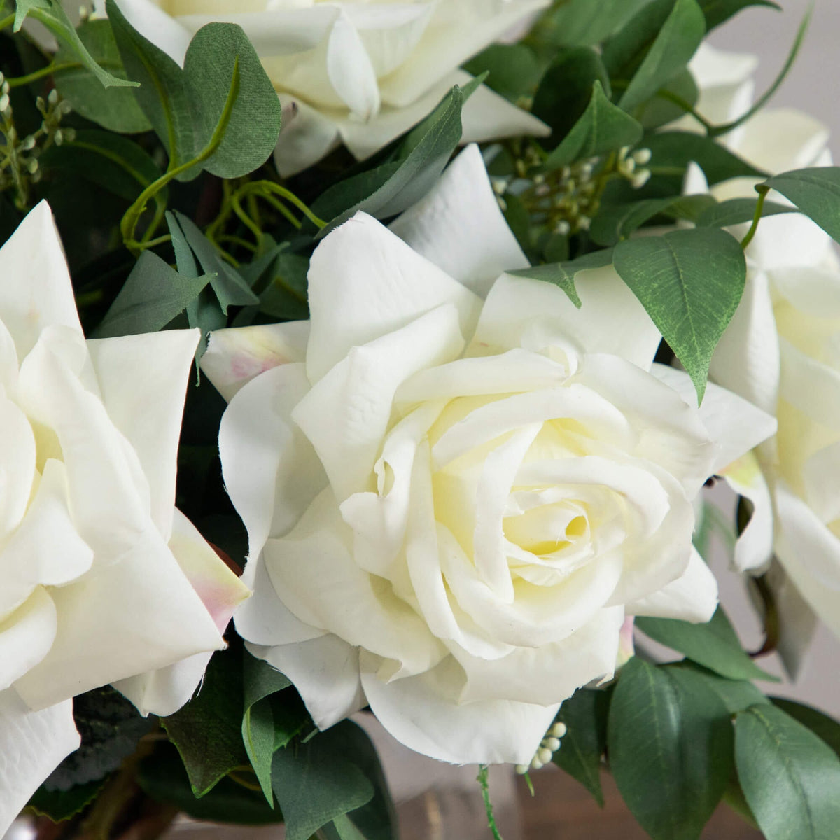 🧡 Gift-Worthy | Graceful Rose Tabletop Display | Timeless Artificial Arrangement