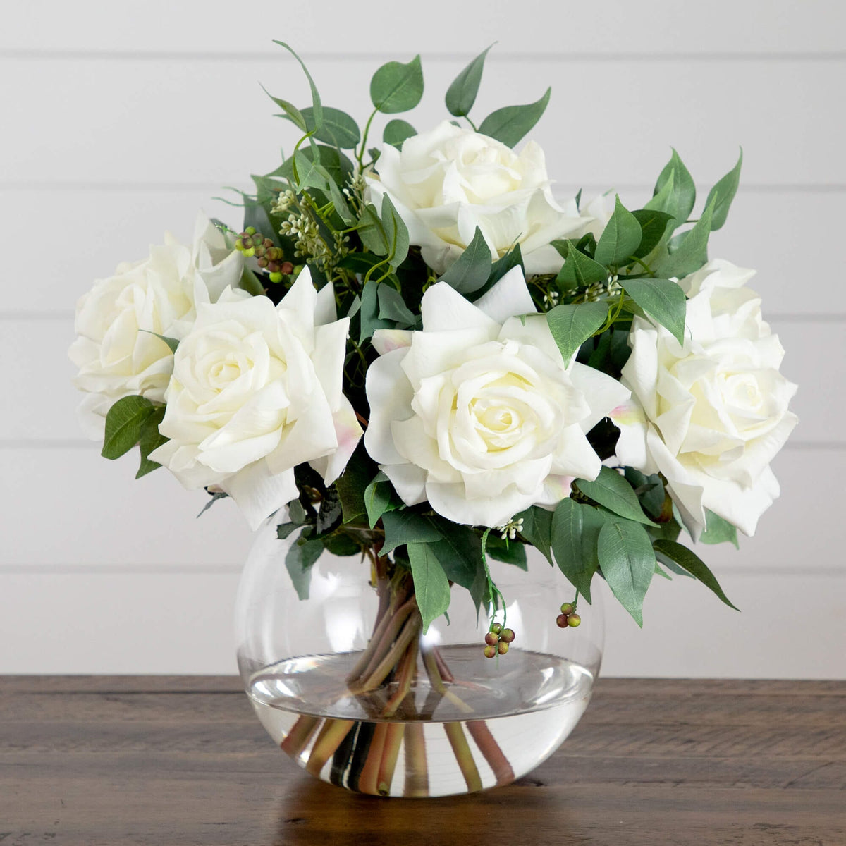 🧡 Gift-Worthy | Graceful Rose Tabletop Display | Timeless Artificial Arrangement