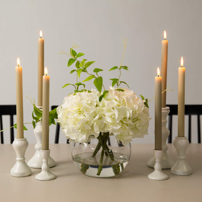🤎 Gift-Worthy | Lovely Hydrangea Glass Display | Timeless Artificial Arrangement